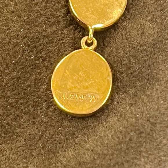 New J.Crew Mother of Pearl & Gold Plated Ring and Earring Set - Picture 12 of 15